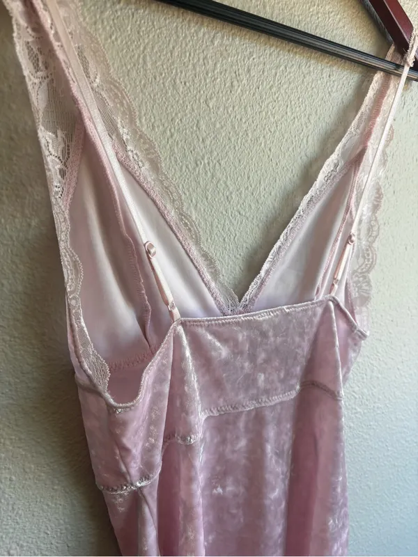 Free People Velvet Mini Dress - Image 6