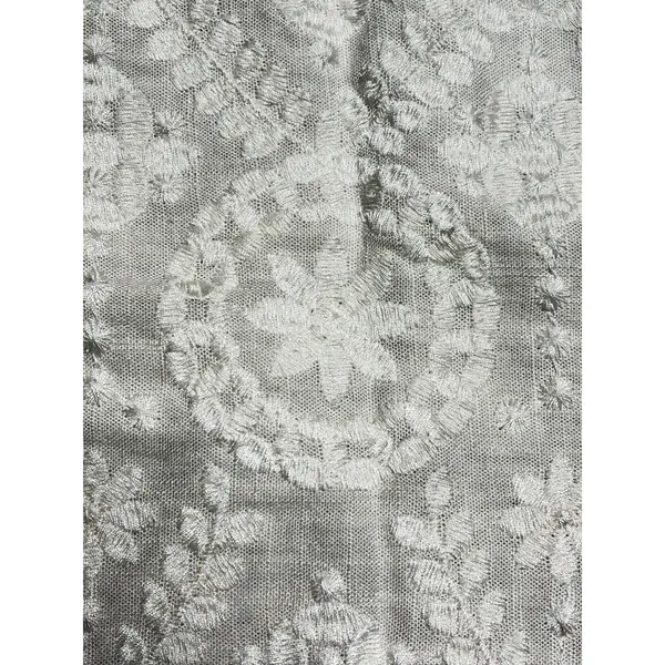 Zara ZW Limited Collection Embroidered Cream Shirt size Medium - Image 7