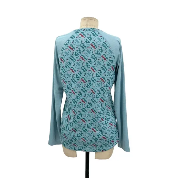 Patagonia Capilene Midweight Crewneck Top IceFall Big Sky Blue Size‎ Medium - Image 8