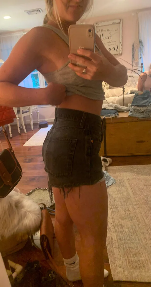 Black Vintage Levi’s Denim Shorts - Image 6
