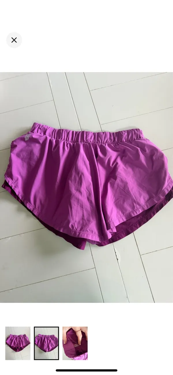 Free people magenta layered shorts - Image 2