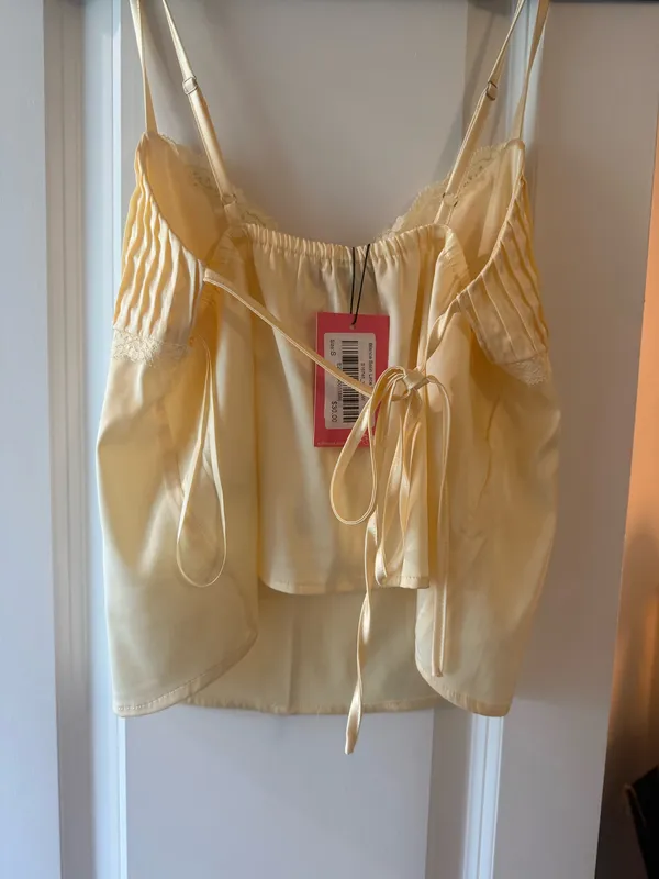 Butter Yellow Edikted Tank Top - Image 3