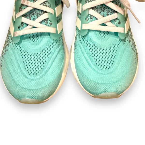Adidas Ultraboost Light Flash Aqua Blue Low Top‎ Running Shoes Sz 8.5 Women's - Image 9