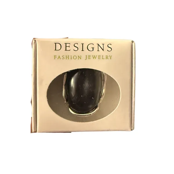 Elegant Black Silver Women's Ring - Image 3