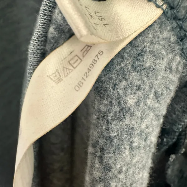 Anthropologie Saturday Sunday Hoodie Women Large Blue V-Neck Fleece Pullover Soft Lounge Layer - Image 4