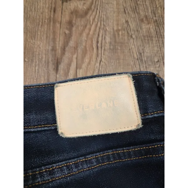 Everlane Curvy High Rise Skinny Stretch Denim Jeans Dark Wash 32 Crop - Image 5