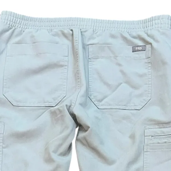 FIGS Yola High Waisted Skinny Scrub‎ Pants Light Grey XS/P Healthcare Medical - Image 4