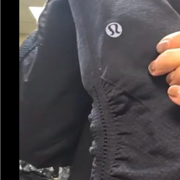 Lululemon Black Athletic leggings with Logo - Image 2