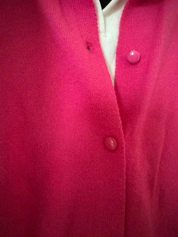 Pink Cardigan Rose Pink - Image 7