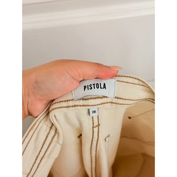 Pistola Penny Utility High-Rise‎ Wide-Leg Jeans Size 28" - Image 9
