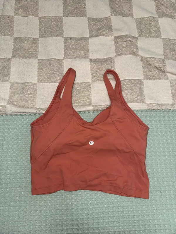 NWOT Lululemon Align Tank Rustic Coral size 8 - Image 3