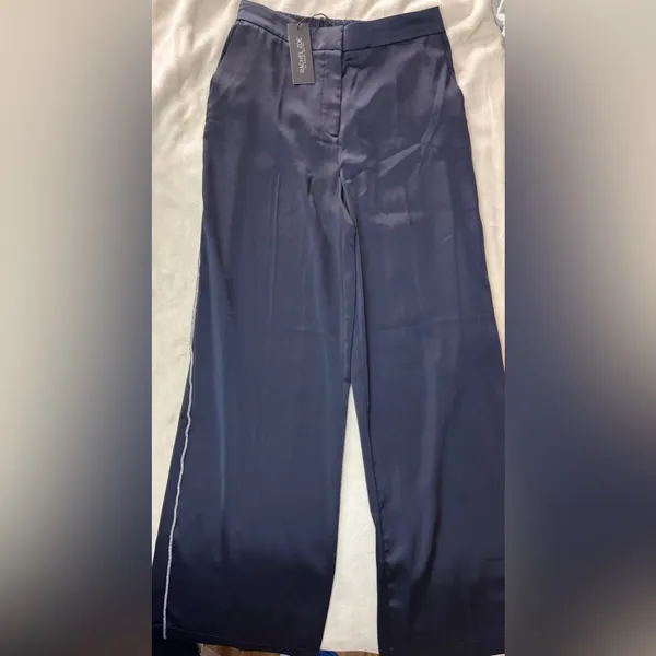 Rachel Zoe Black Pants Straight-Leg - Image 7
