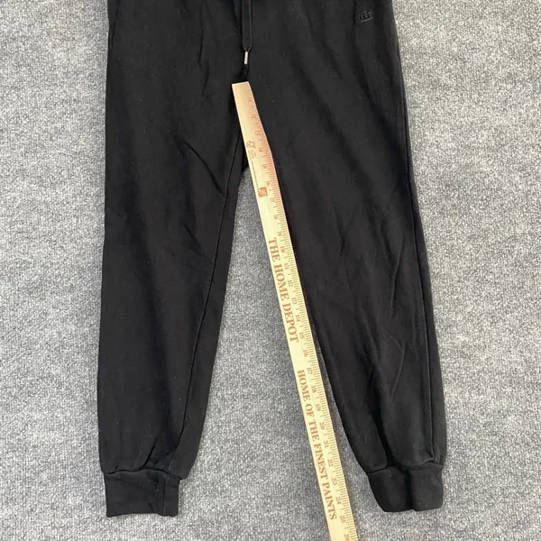 Juicy Couture Black Jogger Sweatpants Drawstring Elastic Waist Lounge Comfy - Image 5
