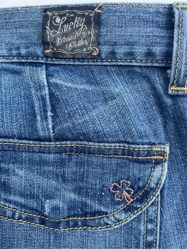 Vintage Lucky Brand Flare Jean, Low Rise, Size 29 (8), EUC - Image 8