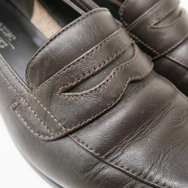 Vintage Y2K Classic Elements Brown Leather Penny Loafers - Image 4