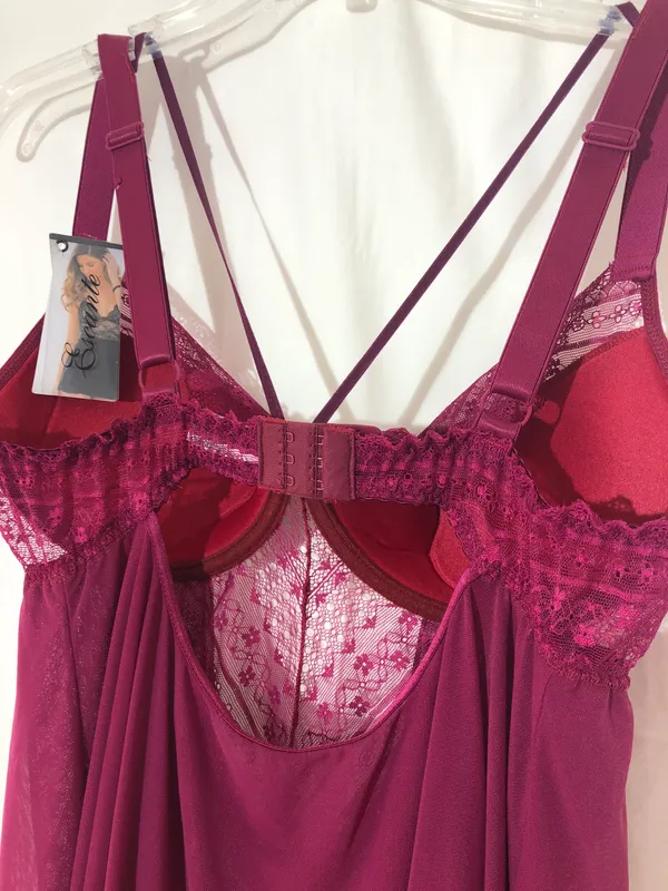 Lavish Escante Teddy Doll Of Lace With Sheer Overlay - Image 7