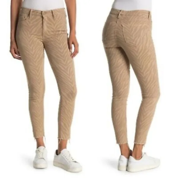 Mother The Looker Ankle Fray in Sweet Stripes size 27 - Image 2