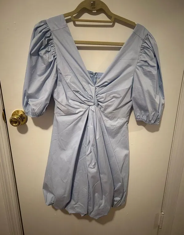 Pinch dress Blue - Image 2