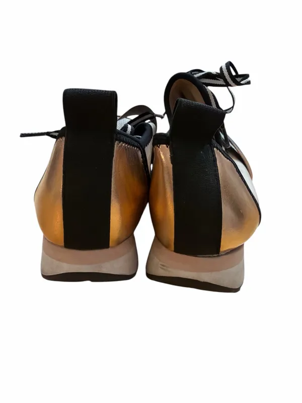 Steve Madden Antics Gold & Black Women's Athletic Slip-On Sneaker - Image 4