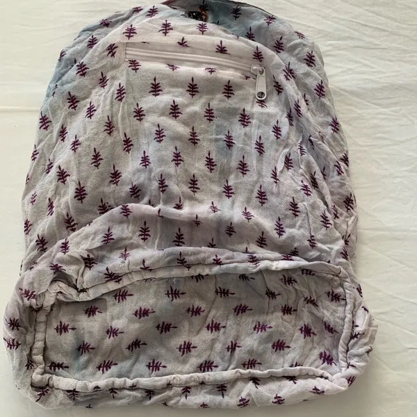 World Market Burgundy / Plum & Blue Boho Hippie Shoulder Sling Bag - Image 16
