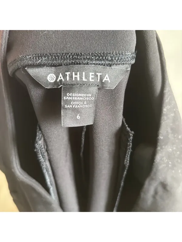 Athleta EUC Women's Black Brooklyn Ankle Pant Size 6 - Image 5