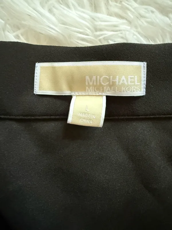 Michael Kors Skirt with gold buttons - Image 2