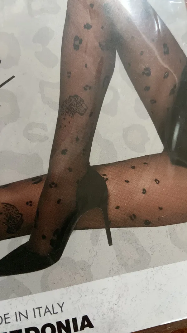 Wild Print Fashion Tights. S/M - Image 3
