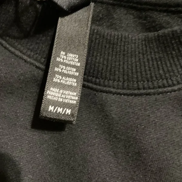 SKIMS Cotton Fleece Crew Sweatshirt M - Image 4