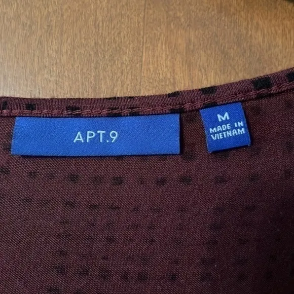 Apt 9‎ maroon tunic Size Medium - Image 6