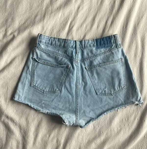 Blue Jean Shorts Size 10 - Image 3