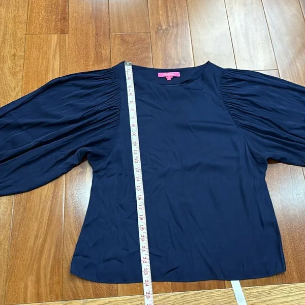 Lilly Pulitzer The Maisel Blue Top‎ Size S - Image 15