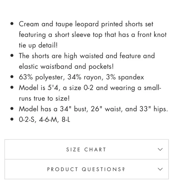 Le lis Two piece Boutique Cheetah Print Set - Image 10