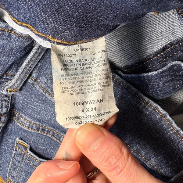 Wrangler Bootcut blue‎ Jeans Medium Wash Stretch Denim Womens 30x32 y2k western - Image 6