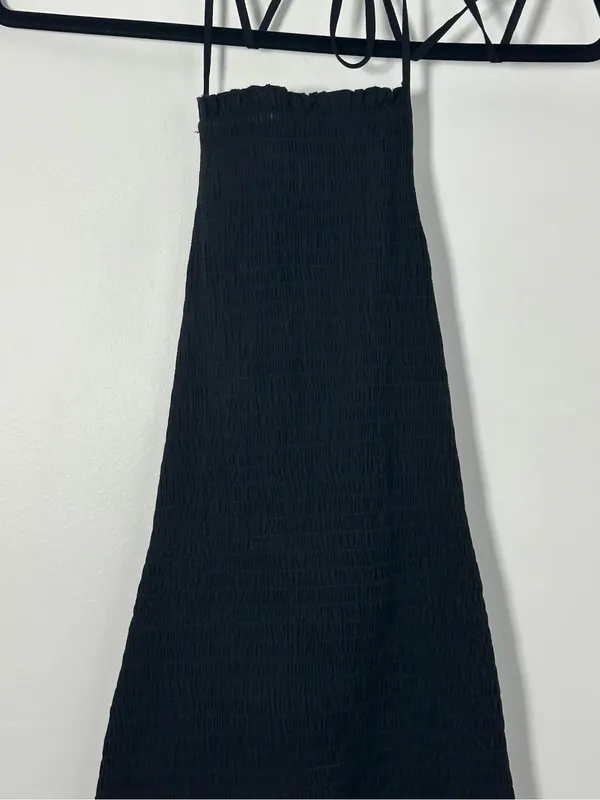 Free People Black Smocked Iyla Dress Size Small NWT - Image 3