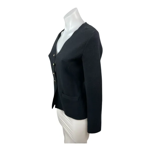Abercrombie & Fitch Women's Black Long Sleeve Button Up Cardigan Sweater Top XS - Image 3