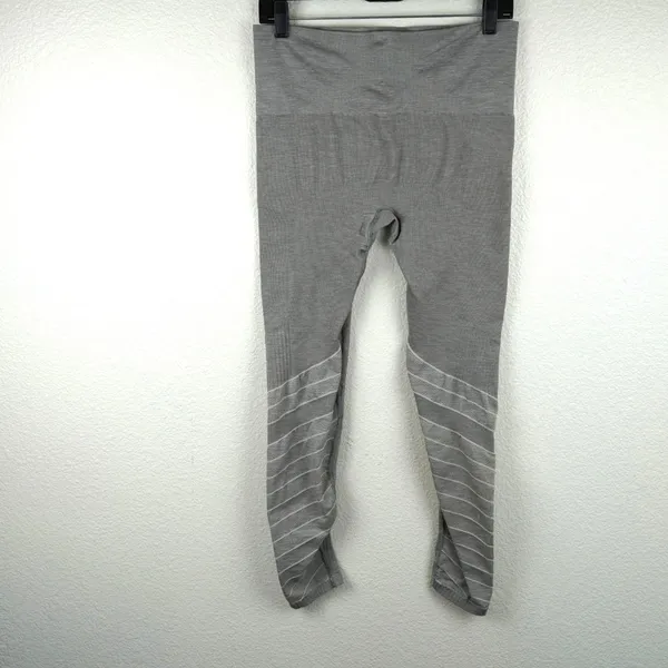 Blanqi Maternity Leggings Women Medium Gray Seamless Support Activewear - Image 3