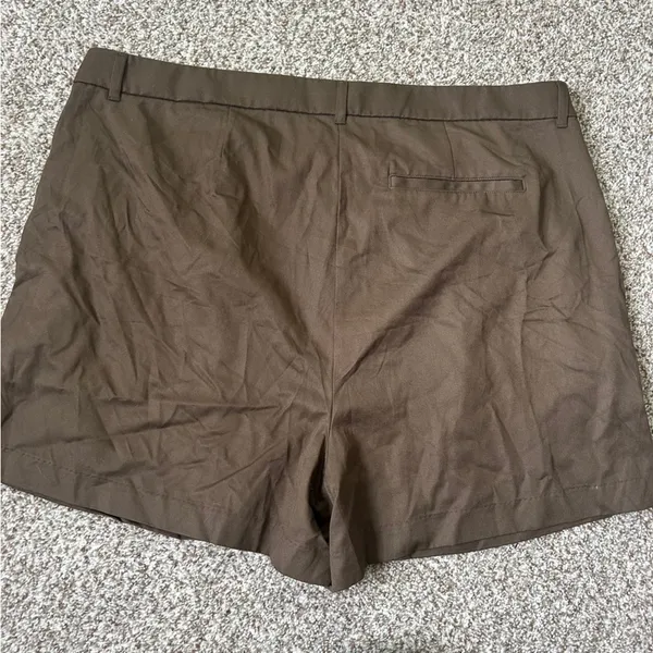 🦋 Old Navy Women's Brown Shorts High Rise Casual Neutral XXL Summer Vacation - Image 4