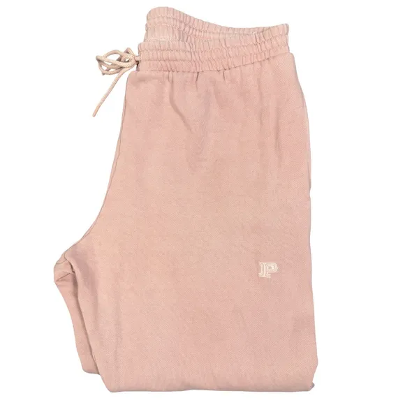 PINK Victoria's Secret Fleece Jogger Sweatpants Womens Large Pink Drawstring - Image 6