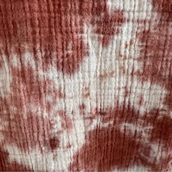Pure Jill J. Jill Gauzy Tie Dye Minimalist Lagenlook Boho Top Medium - Image 4