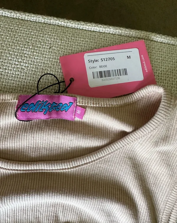 Edikted side drawstring mini dress - Image 3