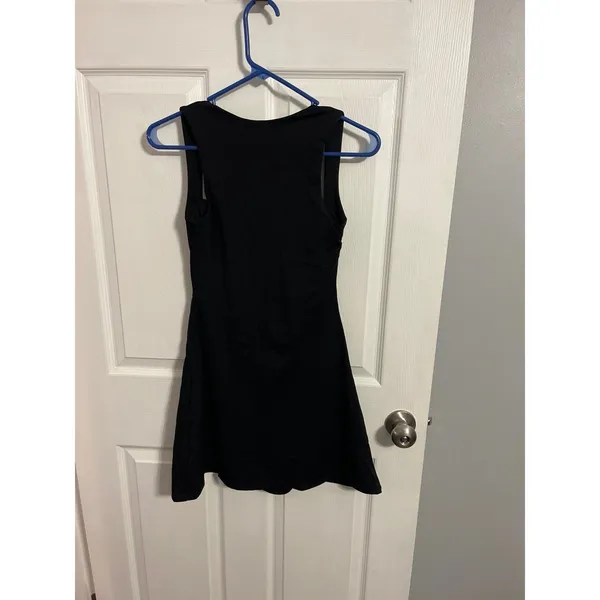 Qinsen Square Neck Stretch Flare Mini Dress Size 4 New With Tag - Image 6