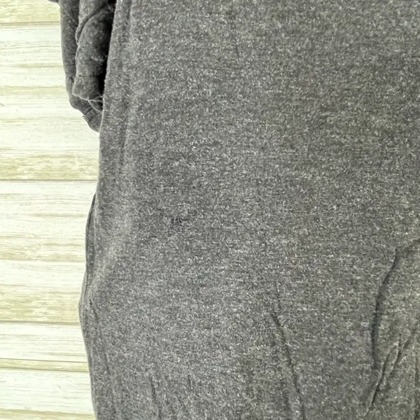 Aritzia Wilfred Dark Charcoal Slouchy Raw Hem Tee - Image 6
