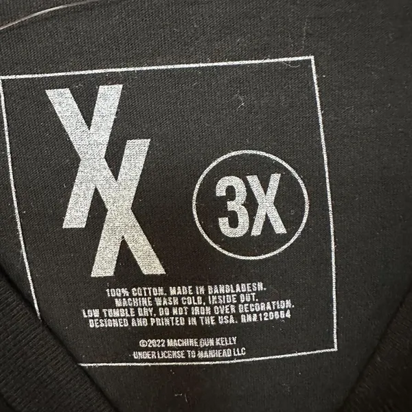 Machine Gun Kelly Main street Sell Out Music Tee 3X - Image 4