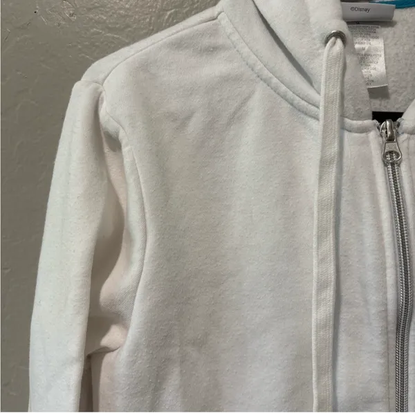 Disney Disneyland 2019 White Zip Up Hoodie - Image 6