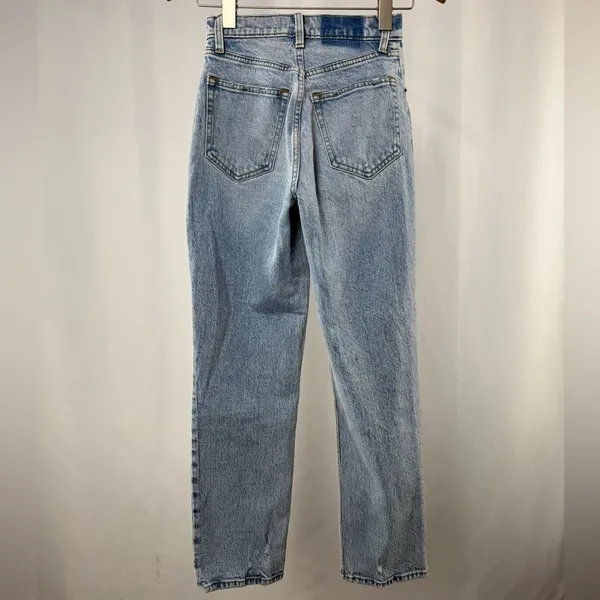 Abercrombie & Fitch The 90's Straight Ultra High Rise Curve‎ Love Jeans Size 24 - Image 5
