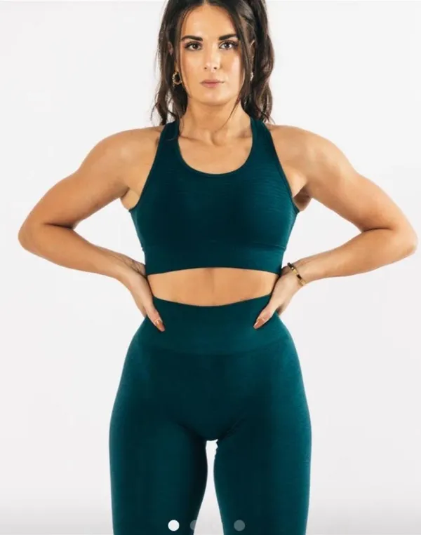 Alphalete vault bra teal - Image 3