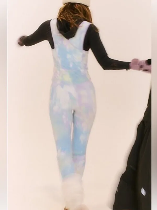 Free People Movement cloud print babydoll cotton jumpsuit New! - Image 2