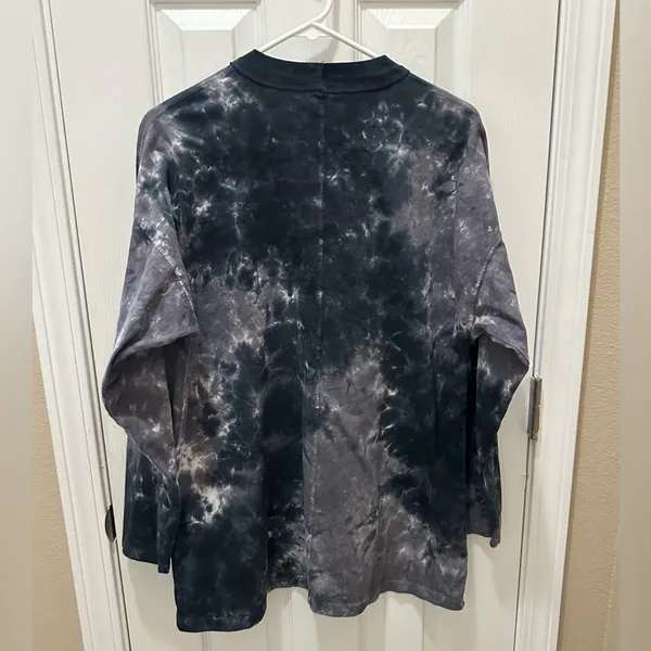 WE THE FREE PEOPLE Be Free Tunic Top Tie Dye Long Sleeve size Small - Image 4