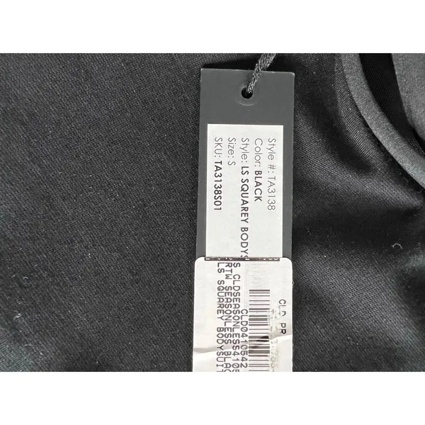 Ta3 LS Squary Bodysuit in Black Size Small - Image 4