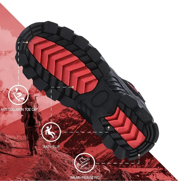 SPUKEP Hiking Boots for Outdoor Leisure Size 7 - Image 2